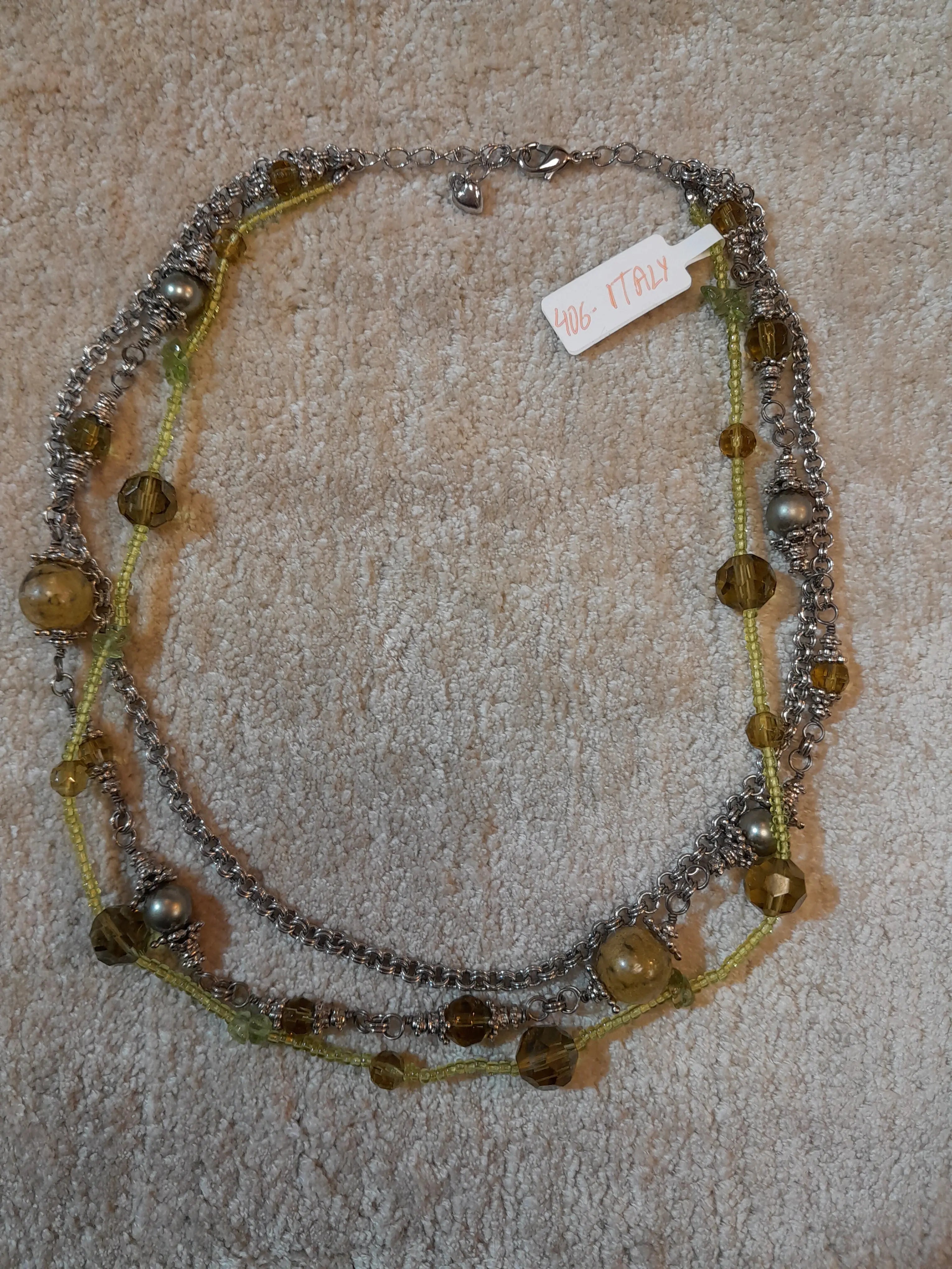 Handmade Italian Necklace #406 ABC Jewelries